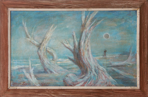 Solar Eclipse Mexico Oil | Lloyd Lozes Goff,{{product.type}}