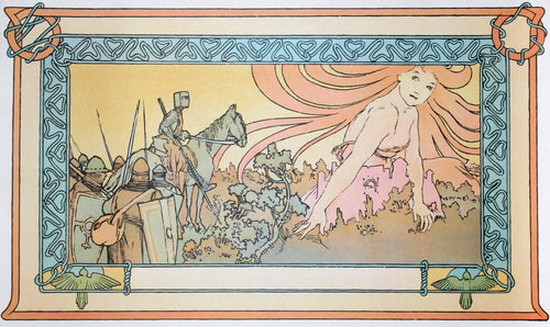 Soldiers Dream Poster | Alphonse Mucha,{{product.type}}