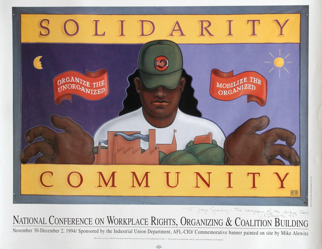 Solidarity Community Poster | Mike Alewitz,{{product.type}}