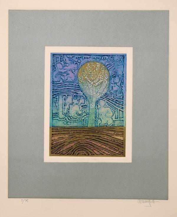 Songs of Veda Suite: Prelude to Creation Etching | Arun Bose,{{product.type}}