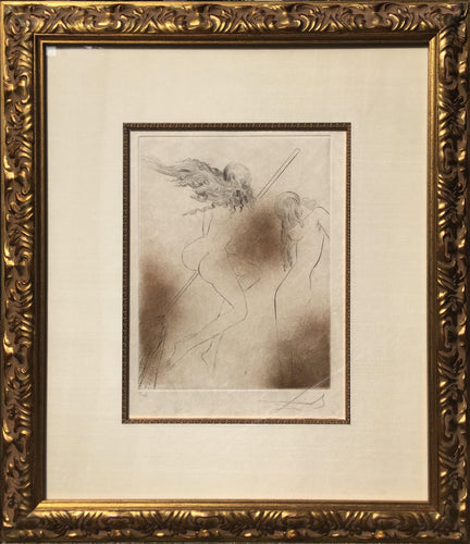 Sorcieres au Balai Etching | Salvador Dalí,{{product.type}}