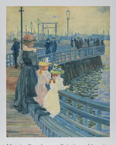 South Boston Pier Poster | Maurice Brazil Prendergast,{{product.type}}