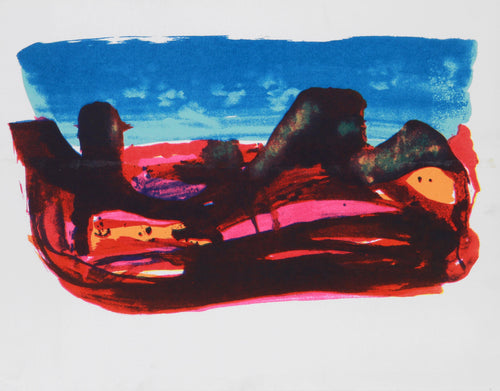 Southwest Landscape Lithograph | Vick Vibha,{{product.type}}