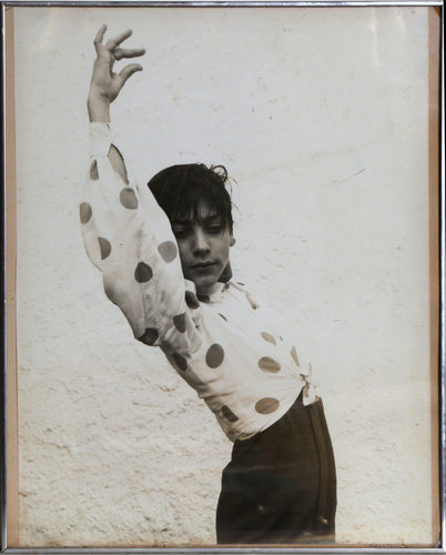 Spanish Gypsy Boy Black and White | Elaine Carrington,{{product.type}}
