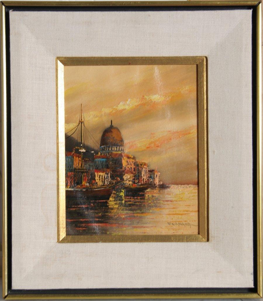 Spanish Port Oil | Unknown Artist,{{product.type}}