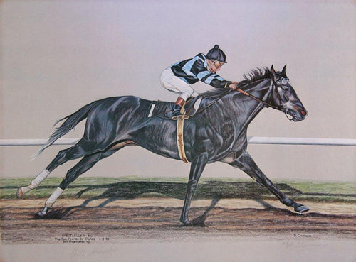 Spectacular Bid Lithograph | Susan Cruciana,{{product.type}}