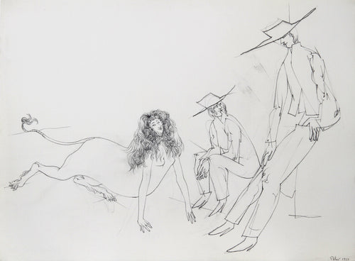 Sphinx and Cowboys Pencil | Dimitri Petrov,{{product.type}}