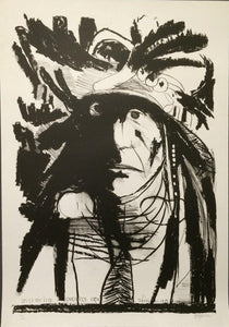 Spies on his Enemies - Crow Lithograph | Leonard Baskin,{{product.type}}