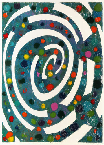 Spiral screenprint | Amaranth Roslyn Ehrenhalt,{{product.type}}