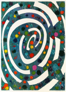 Spiral screenprint | Amaranth Roslyn Ehrenhalt,{{product.type}}