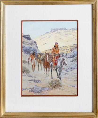 Spoils from Mexico (Apache) Mixed Media | Noel Daggett,{{product.type}}