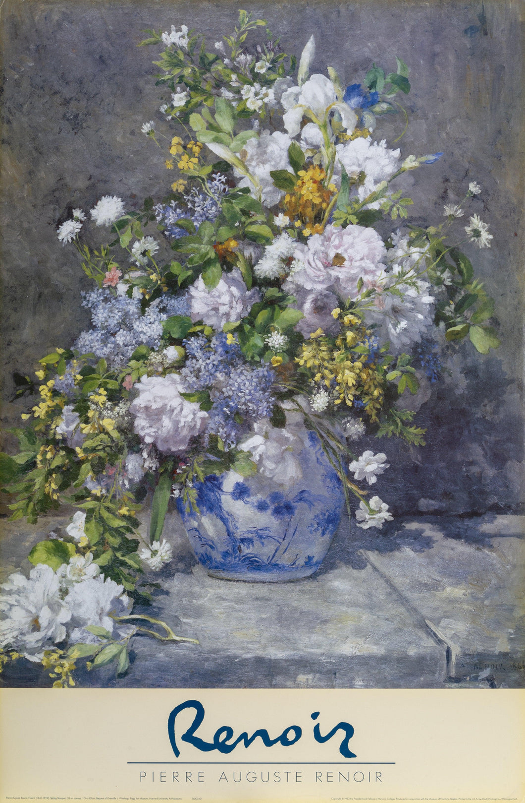 Spring Bouquet Poster | Pierre-Auguste Renoir,{{product.type}}