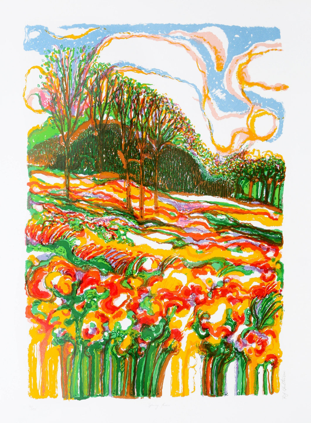Spring Fever Lithograph | Ronald Julius Christensen,{{product.type}}