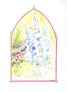 Spring Flowers Watercolor | Charles Blaze Vukovich,{{product.type}}