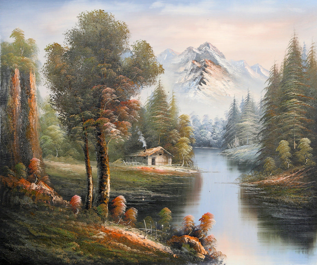 Spring Mountain Landscape (23) Oil | Shumu Fu,{{product.type}}