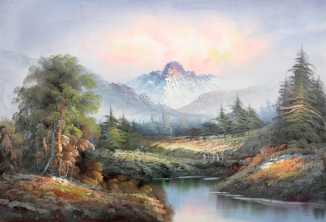 Spring Mountain Landscape (51) Oil | Shumu Fu,{{product.type}}