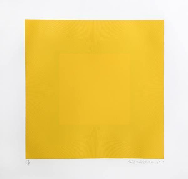 Spring Suite (Yellow with Yellow) Etching | Richard Anuszkiewicz,{{product.type}}