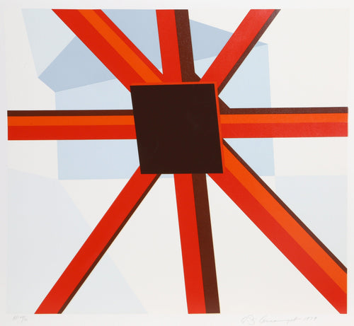 Squared Star Screenprint | Allan D’Arcangelo,{{product.type}}