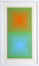 Squares on Green Screenprint | Hal Rogoff,{{product.type}}