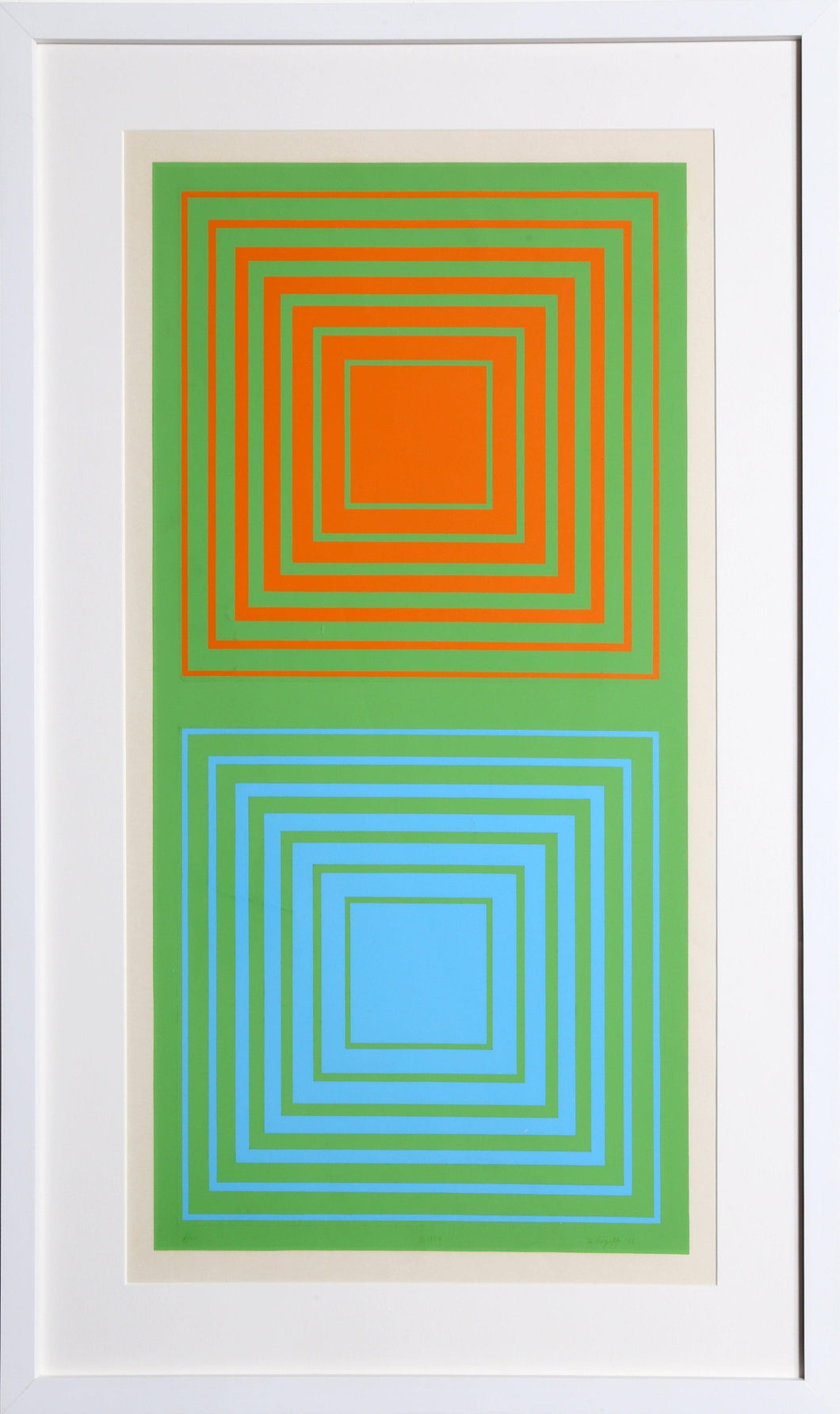 Squares on Green Screenprint | Hal Rogoff,{{product.type}}