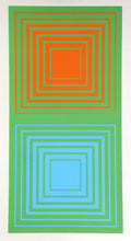 Squares on Green Screenprint | Hal Rogoff,{{product.type}}