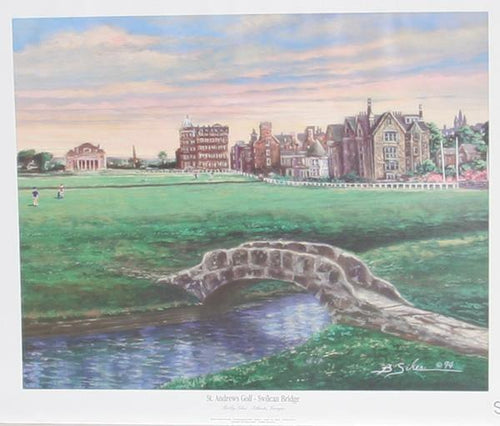 St. Andrews Golf Poster | Bobby Sikes,{{product.type}}