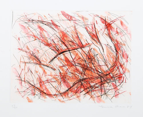 St. Joan Variant II (Fire) Etching | Louisa Chase,{{product.type}}