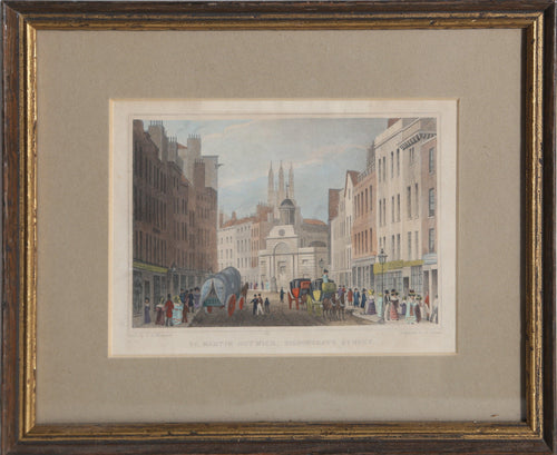 St. Martin's Outwhich, Bishopsgate Etching | Thomas Hosmer Shepherd,{{product.type}}