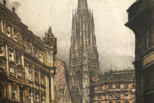 St. Stephans Cathedral, Vienna Etching | Robert Kasimir,{{product.type}}