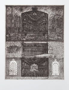 Stageless Theater from Brodsky and Utkin: Projects 1981 - 1990 Etching | Alexander Brodsky and Ilya Utkin,{{product.type}}
