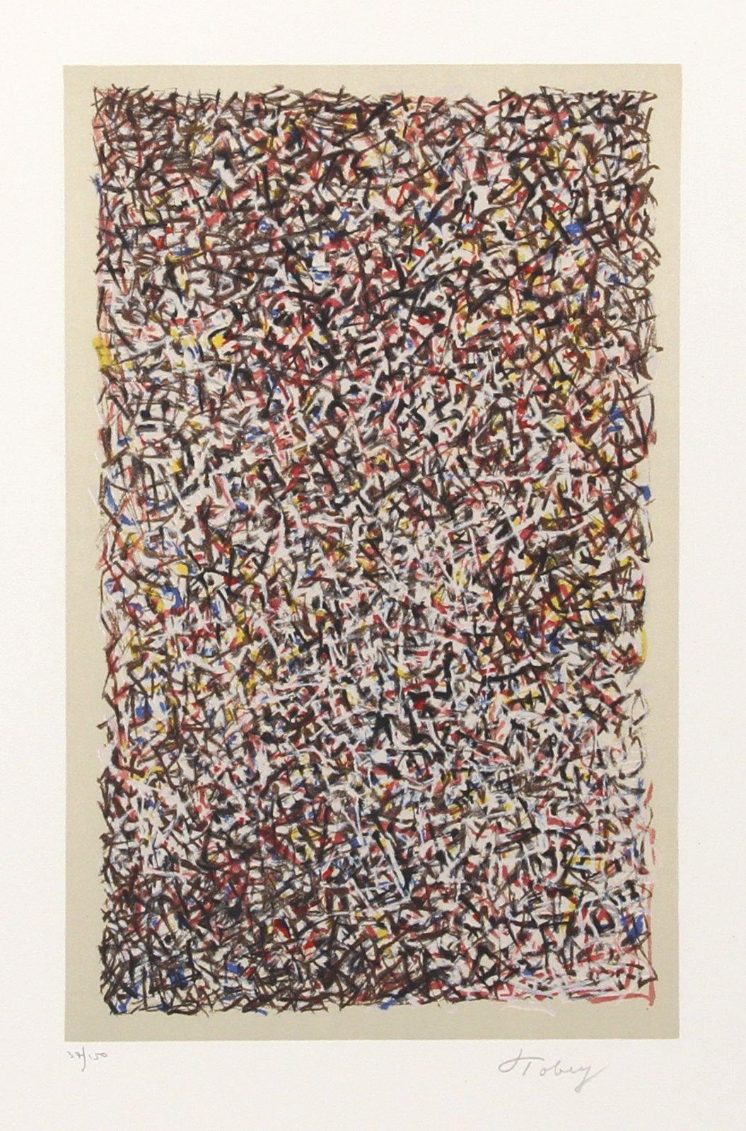 Stained Glass Lithograph | Mark Tobey,{{product.type}}
