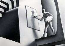 Stairways to the Stable Mind Oil | Mark Kostabi,{{product.type}}