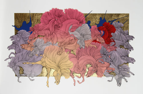 Stampede Screenprint | Guillaume Azoulay,{{product.type}}
