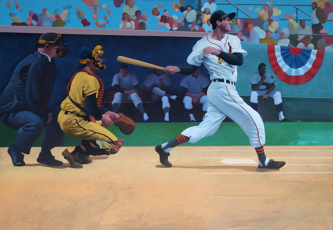 Stan 'The Man' Musial - St. Louis Cardinals Oil | Unknown Artist,{{product.type}}