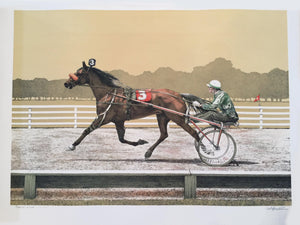 Standardbred Lithograph | Mel Hunter,{{product.type}}