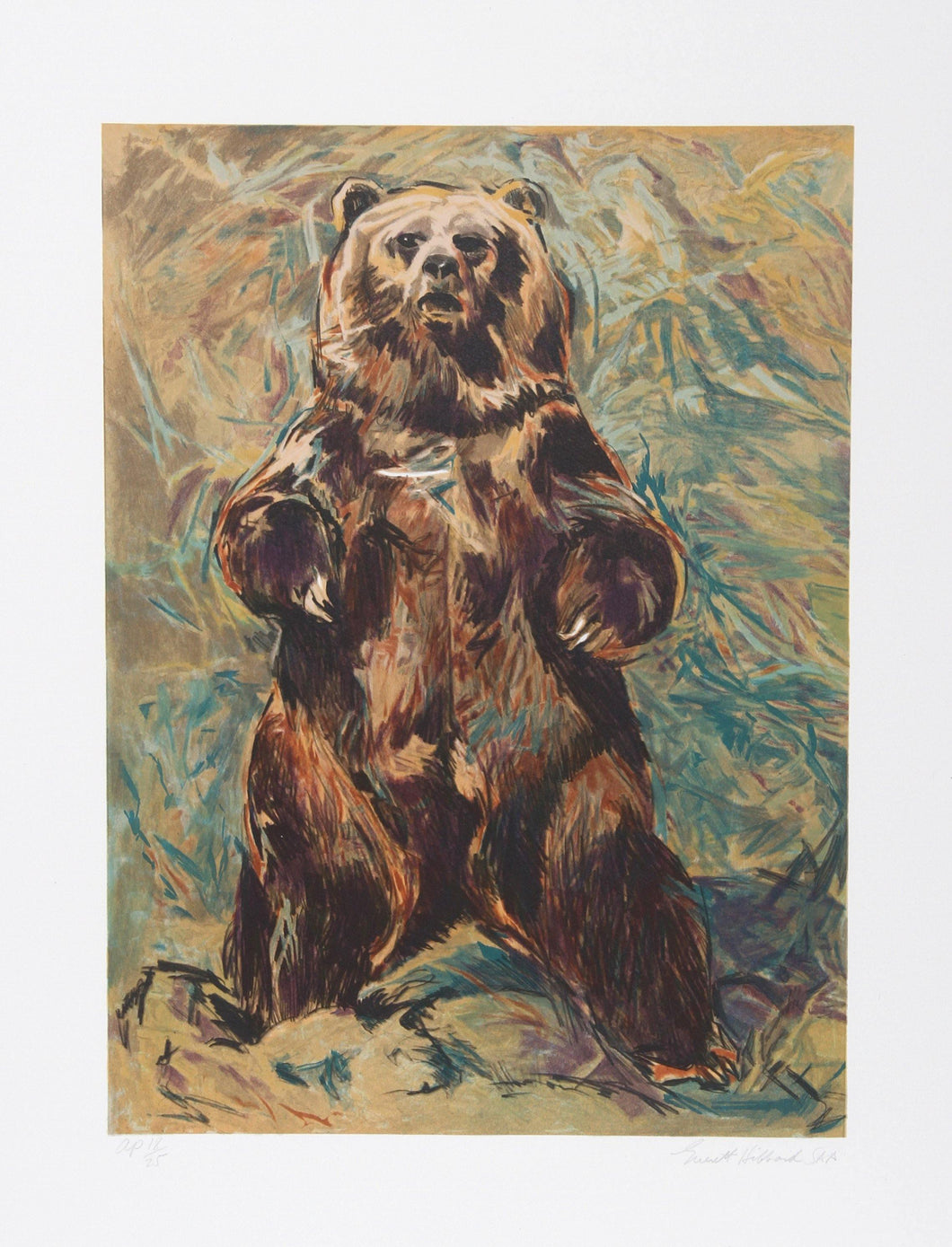 Standing Bear Lithograph | Everett E. Hibbard,{{product.type}}