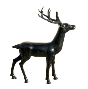 Standing Deer with Antlers Metal | Unknown Artist,{{product.type}}