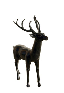 Standing Deer with Antlers Metal | Unknown Artist,{{product.type}}