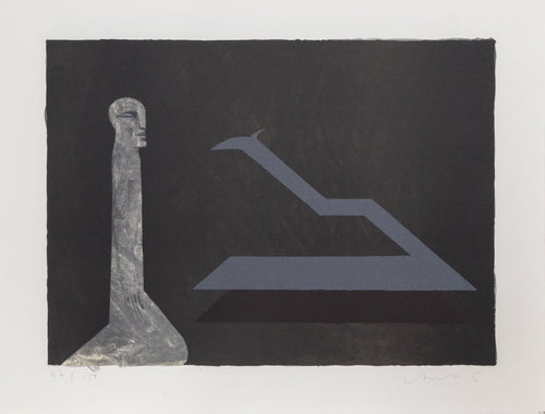 Standing Figures (Night) Lithograph | Horst Antes,{{product.type}}