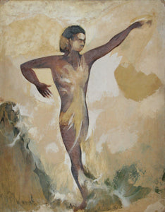 Standing Nude (29) Oil | John F. Leonard,{{product.type}}