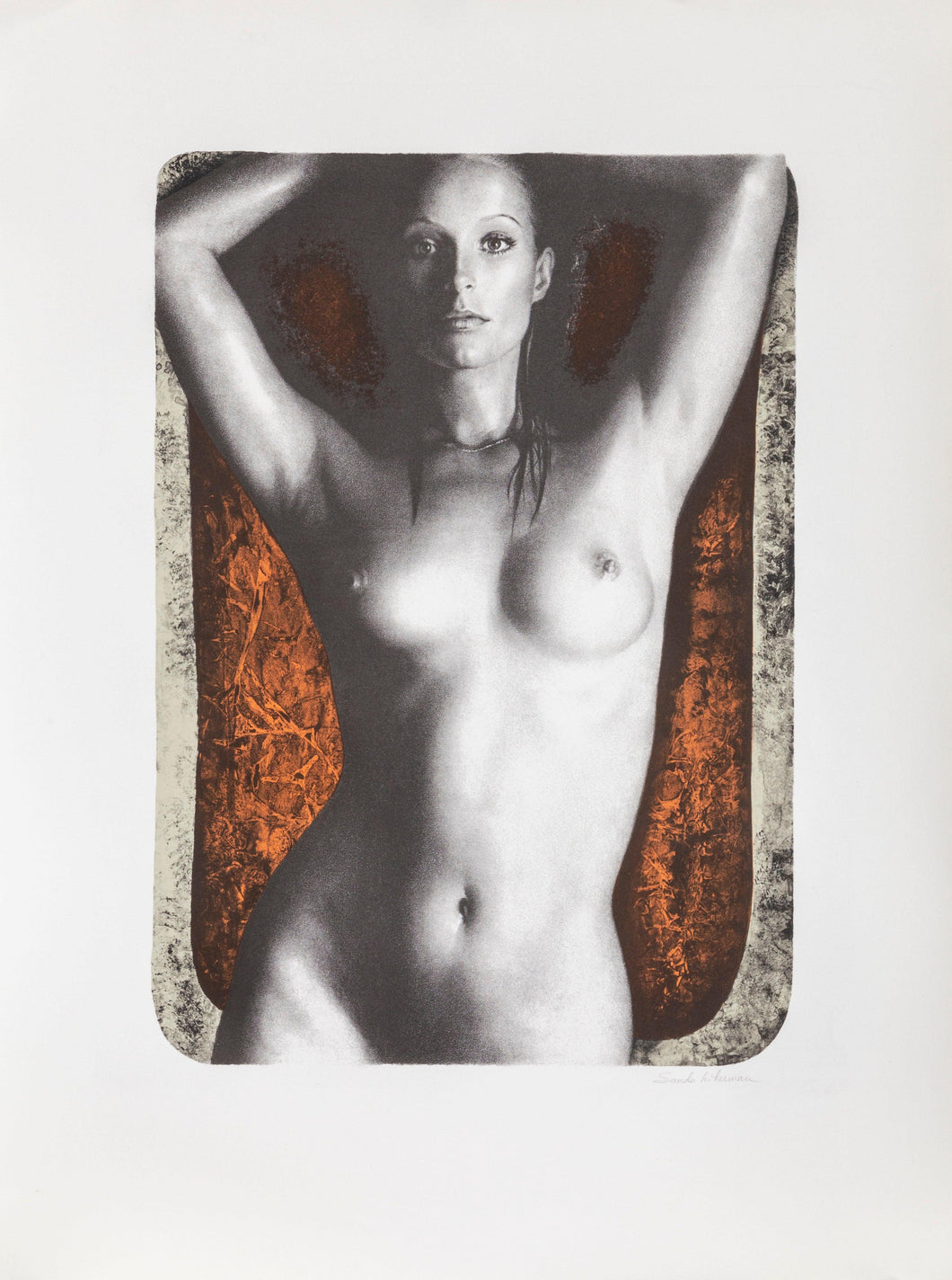 Standing Nude B Lithograph | Sandu Liberman,{{product.type}}