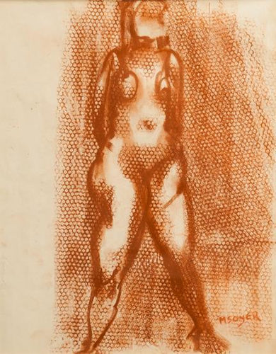 Standing Nude Pastel | Moses Soyer,{{product.type}}