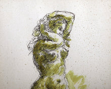 Standing Nude Watercolor | Charles Burdick,{{product.type}}