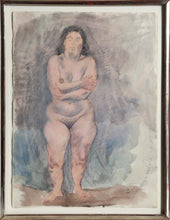 Standing Nude with Folded Arms Watercolor | Raphael Soyer,{{product.type}}