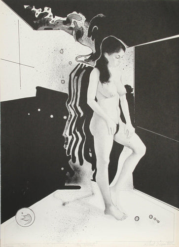 Standing Woman Lithograph | Robert Eagerton,{{product.type}}