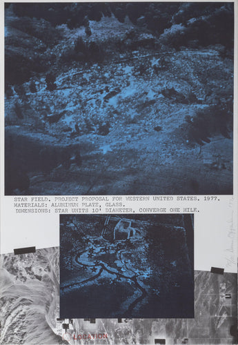 Star Field - Western United States Lithograph | Dennis Oppenheim,{{product.type}}