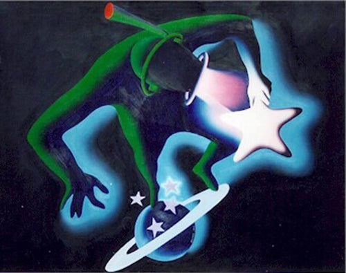 Star Search Oil | Mark Kostabi,{{product.type}}