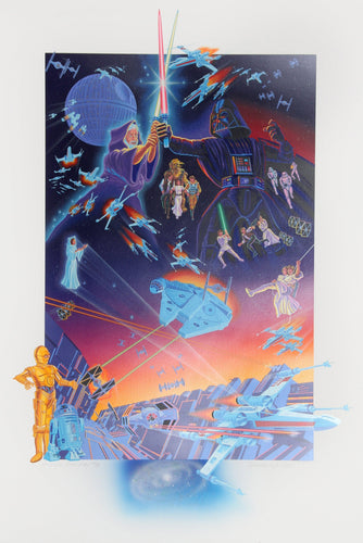 Star Wars Screenprint | Melanie Taylor Kent,{{product.type}}