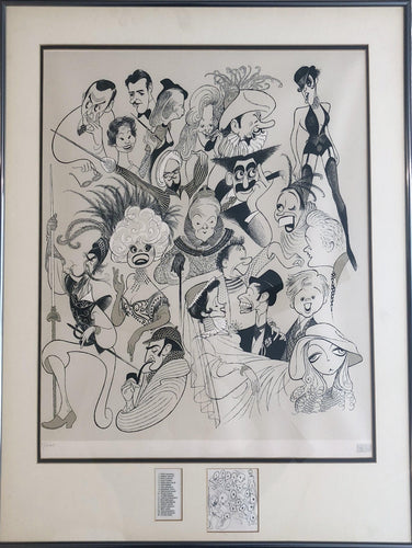 Stars of Westport Playhouse Lithograph | Al Hirschfeld,{{product.type}}