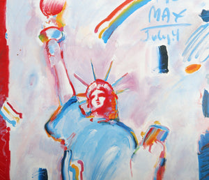 Statue of Liberty 1 (Corcoran Gallery of Art) Poster | Peter Max,{{product.type}}